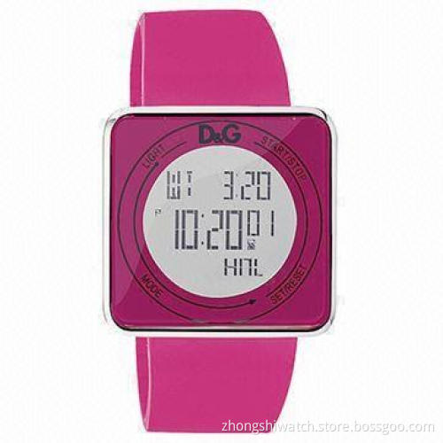 Multi-function Wristwatch with Large Face and Time Zone Function